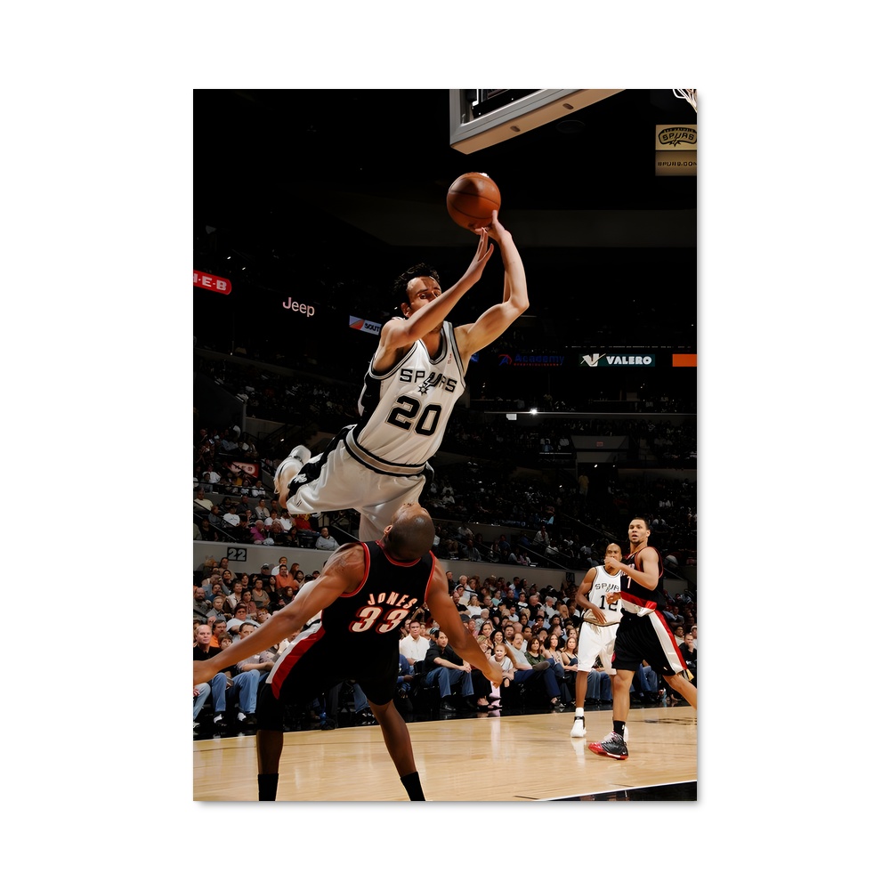 Poster L'Envol de Manu – affiche Basketball